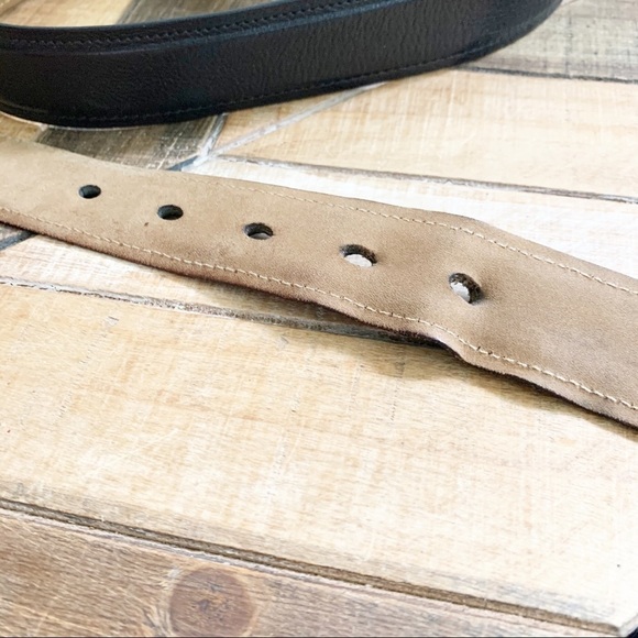 Prada Mens Black Leather Belt - Picture 4 of 7